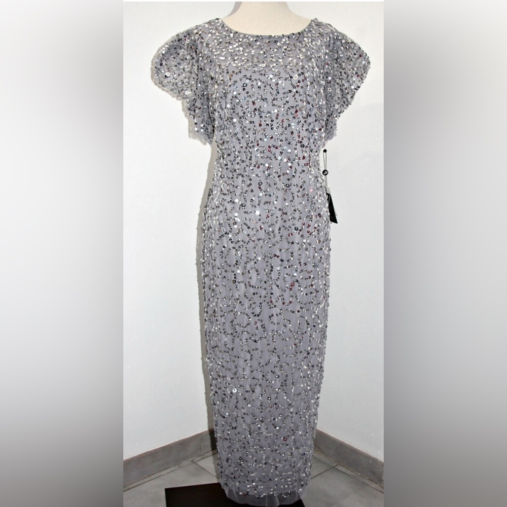Hand Beaded Sequin Dress NWT